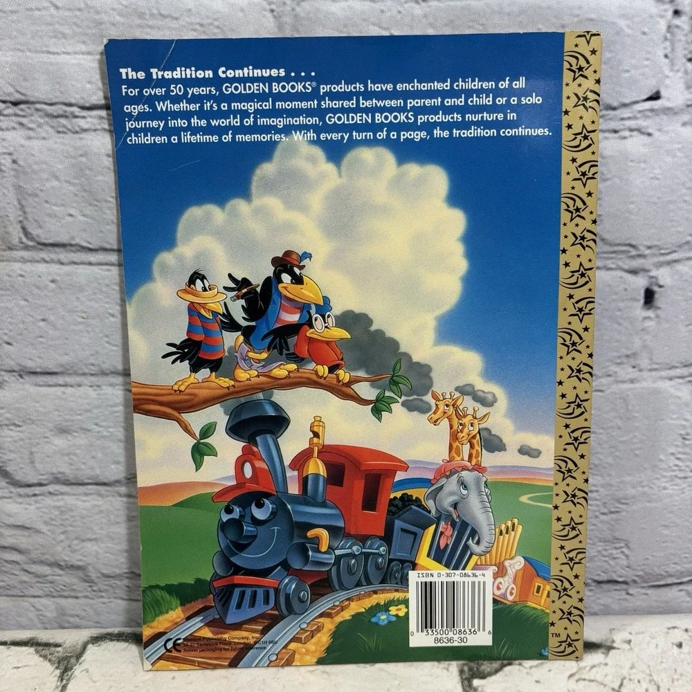 Vintage Walt Disney's DUMBO My Color Book Golden Books 1996